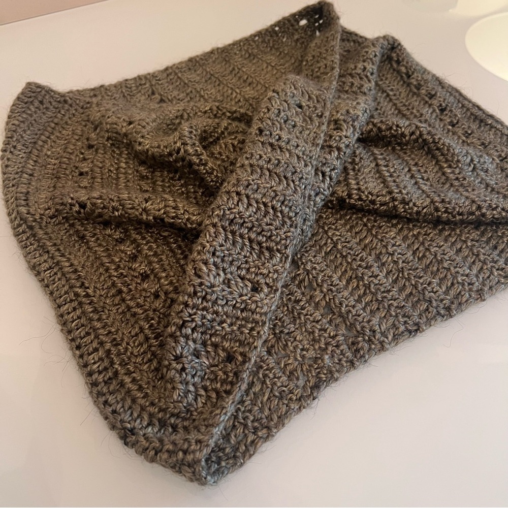 Infinity Scarf Chunky Crochet Long Knit Winter - Picture 5 of 8